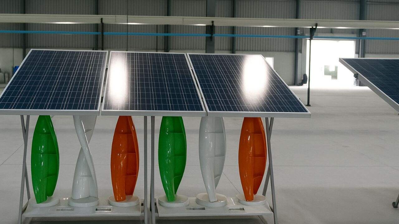 Solar-Wind Hybrid System for home