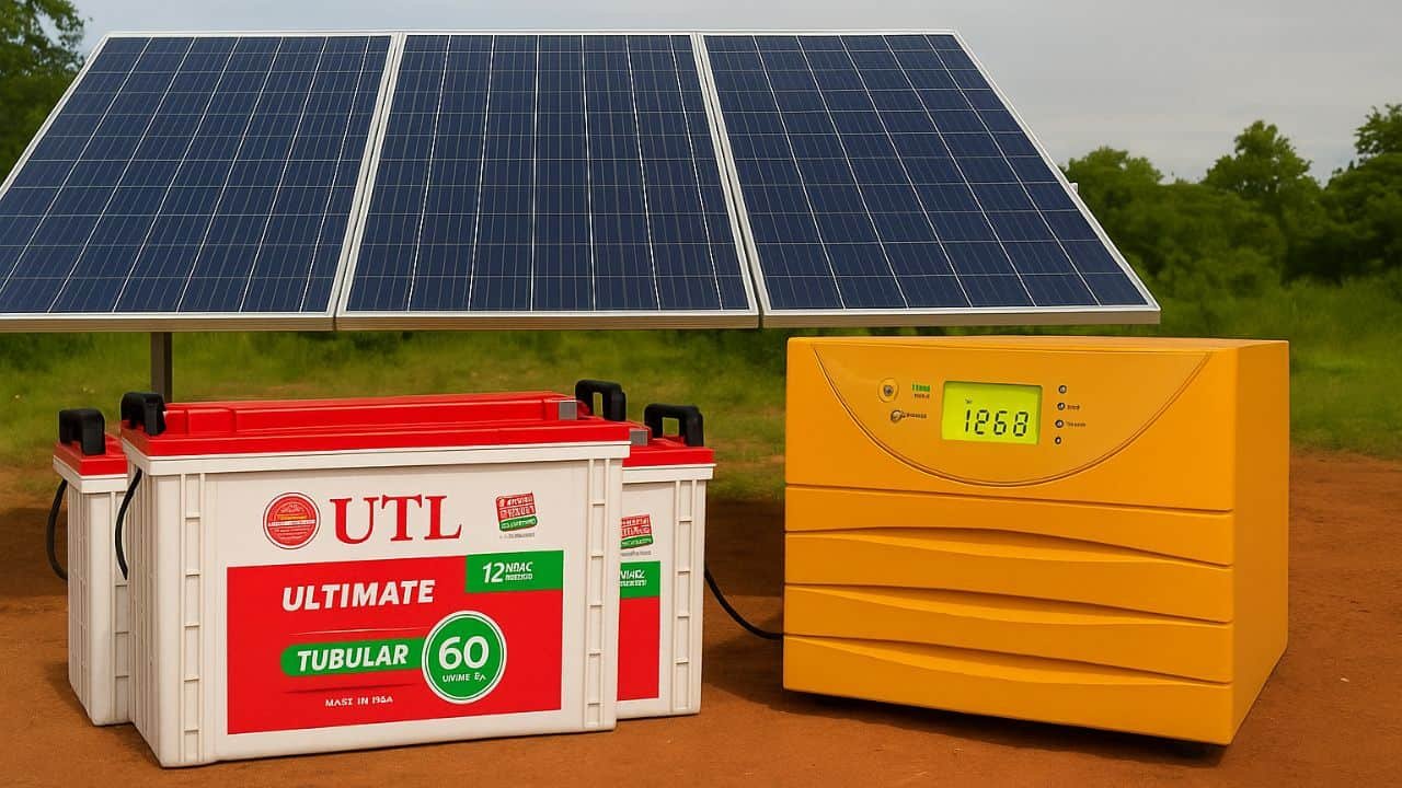 Utl 3kw off grid solar with 2 batteries