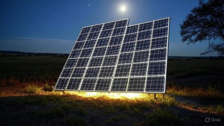 America Develops First Night Solar Panels