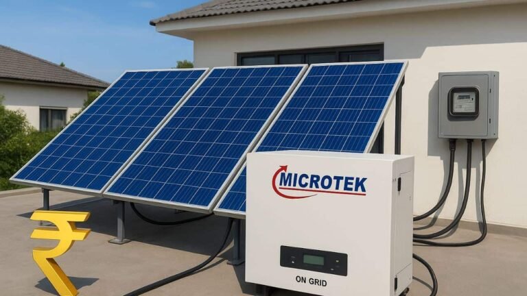 Microtek 1000w on grid system details
