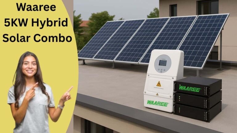 Waaree 5KW Hybrid Solar Combo price