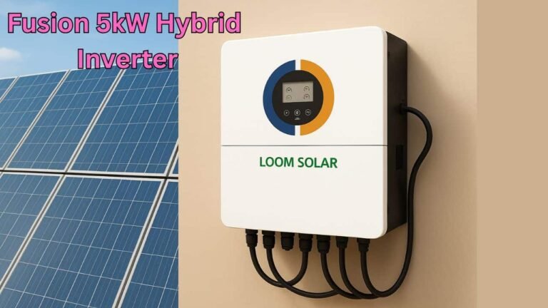 loom solar Fusion 5kW Hybrid Inverter details