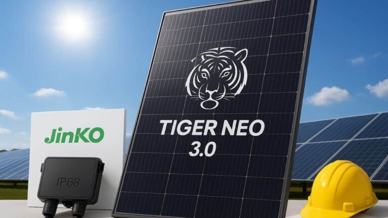 JinkoSolar launch 670W Tiger Neo 3 panel