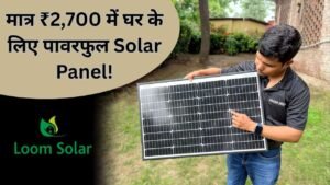 Loom solar 55 watt for home lighting