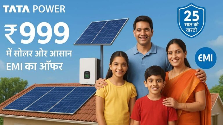 Rooftop Solar by Tata Power Just 999