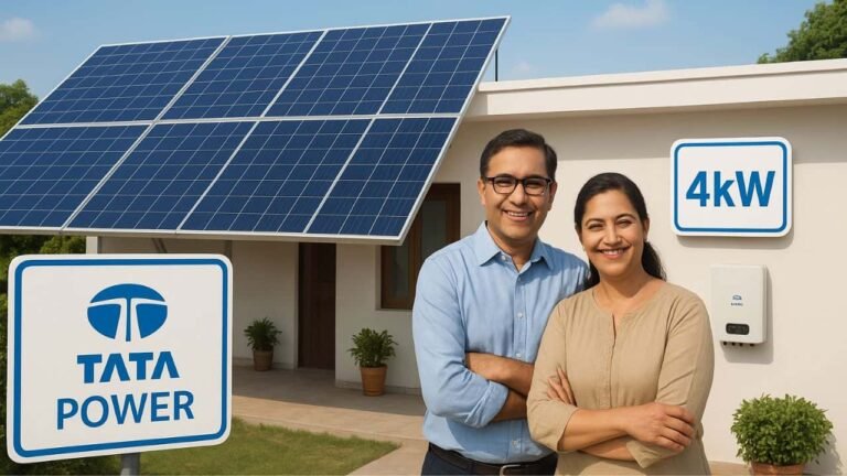 Tata 4kw solar with huge subsidy